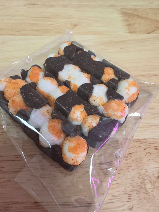 Dark Chocolate Peach Habanero Crunch Bar