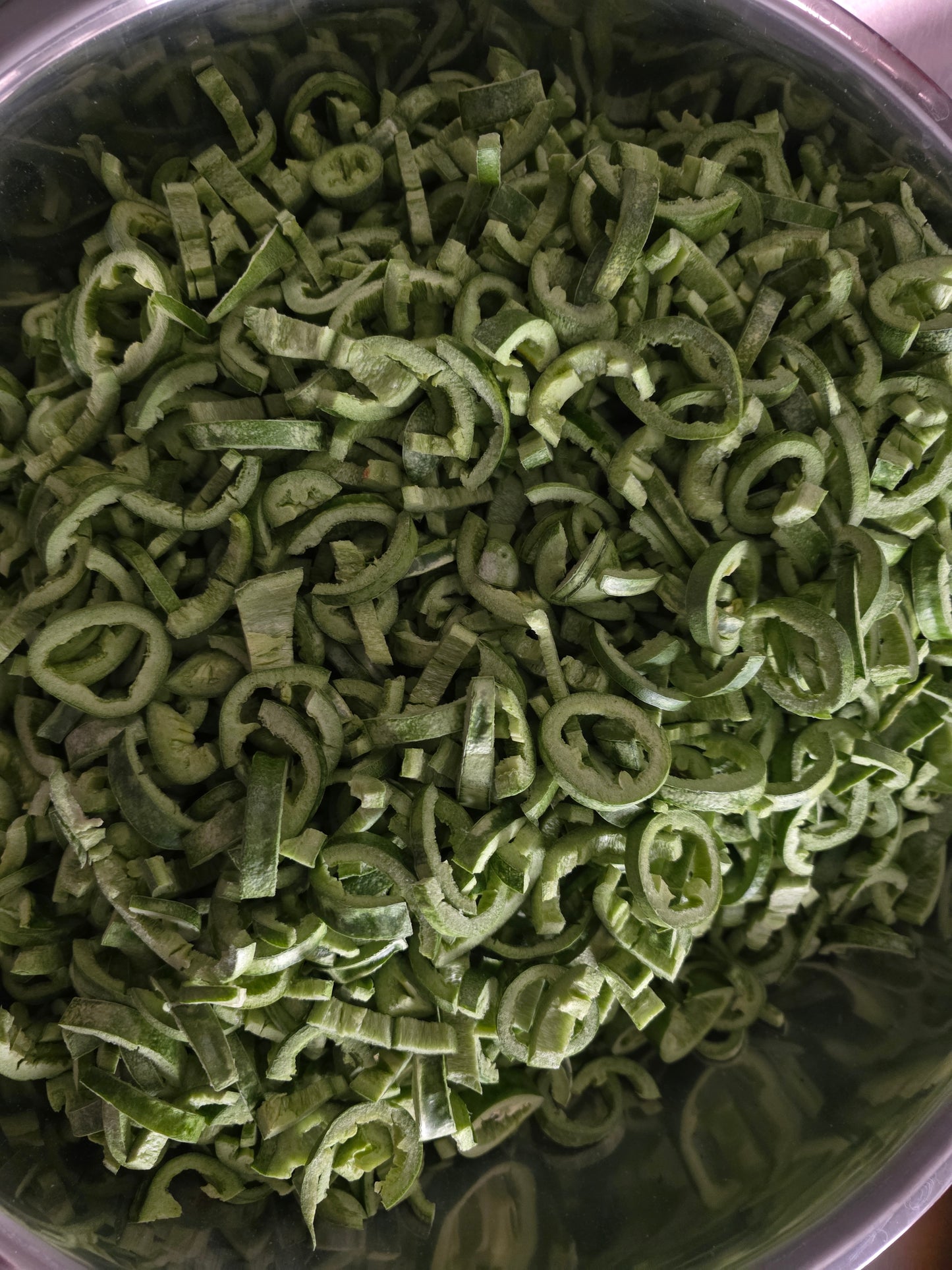 Freeze dried jalapeños