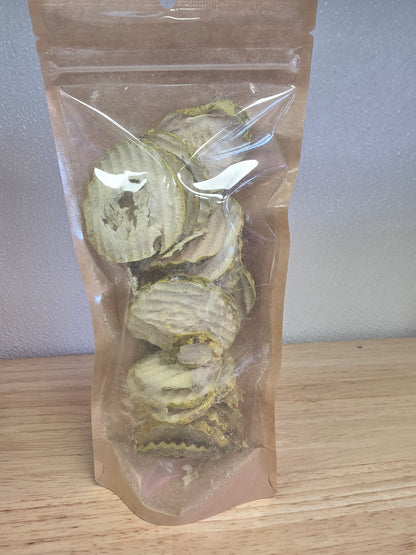 Green Chile Pickle Chips