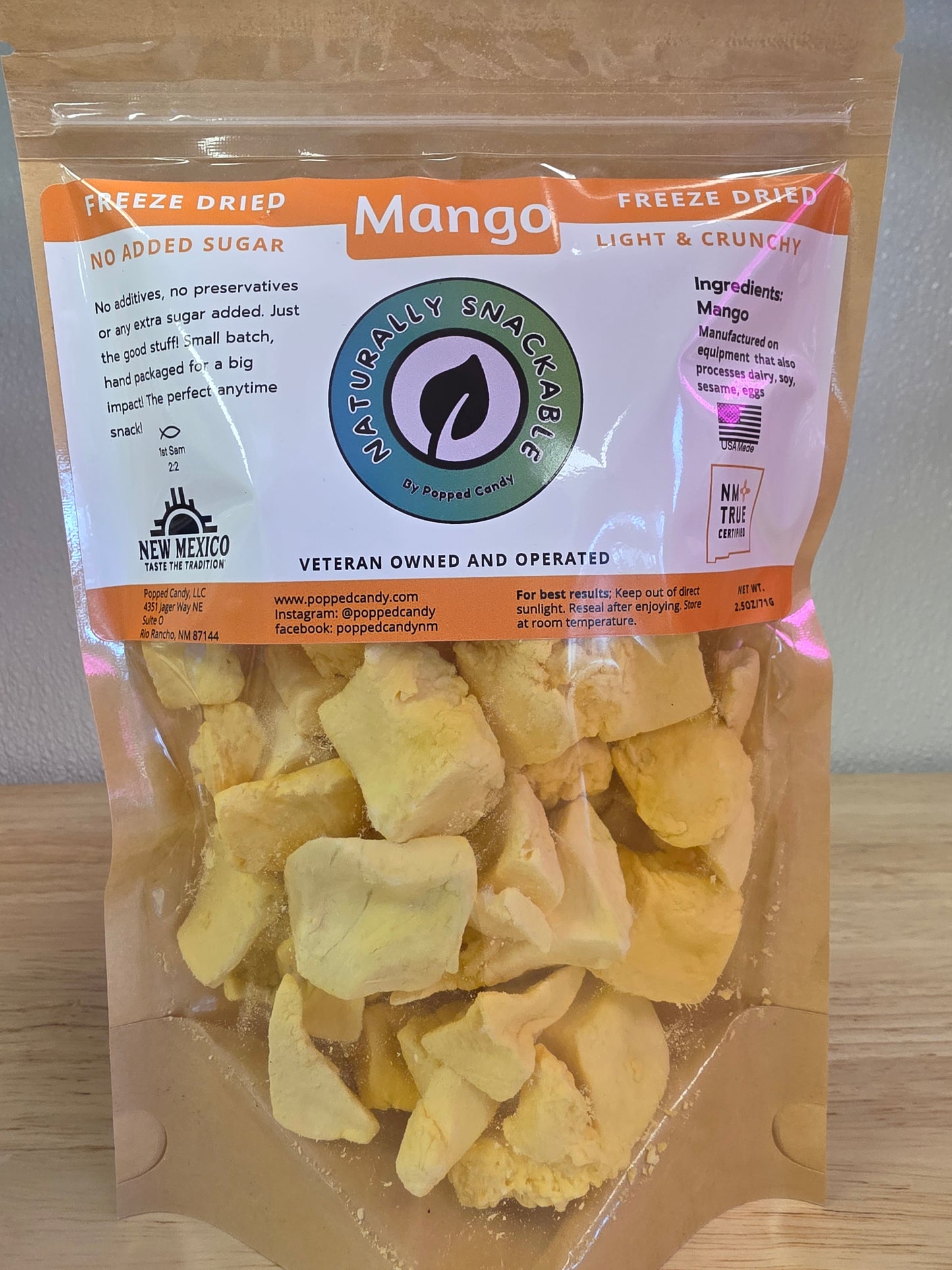 Freeze Dried Mango